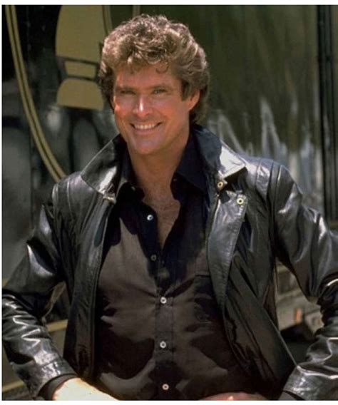 knight rider leather jacket replica|Knight Rider Michael Leather Jacket .